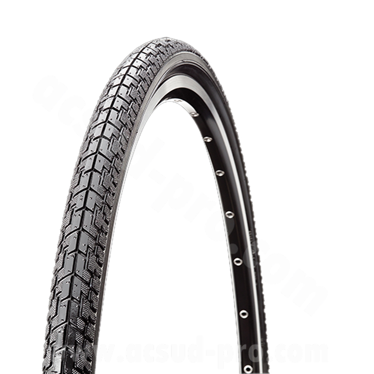 PNEU VELO 700 x 35 CST C979 BANDE ANTI-CREVAISON NOIR TRINGLE RIGIDE TR (37-622)