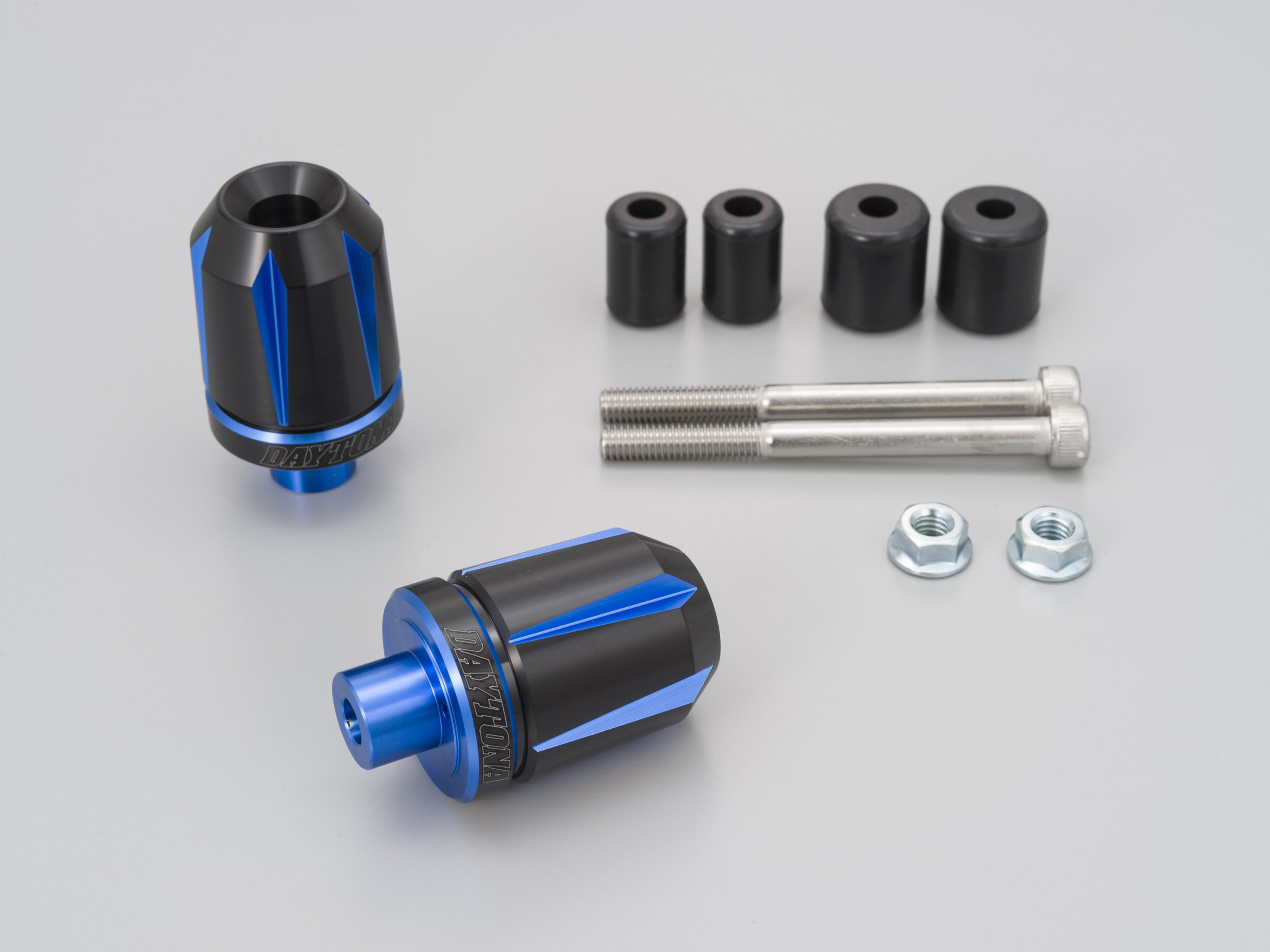 Embouts de guidon Daytona AL Daytona Noir/Bleu 14-19 mm - vue 2