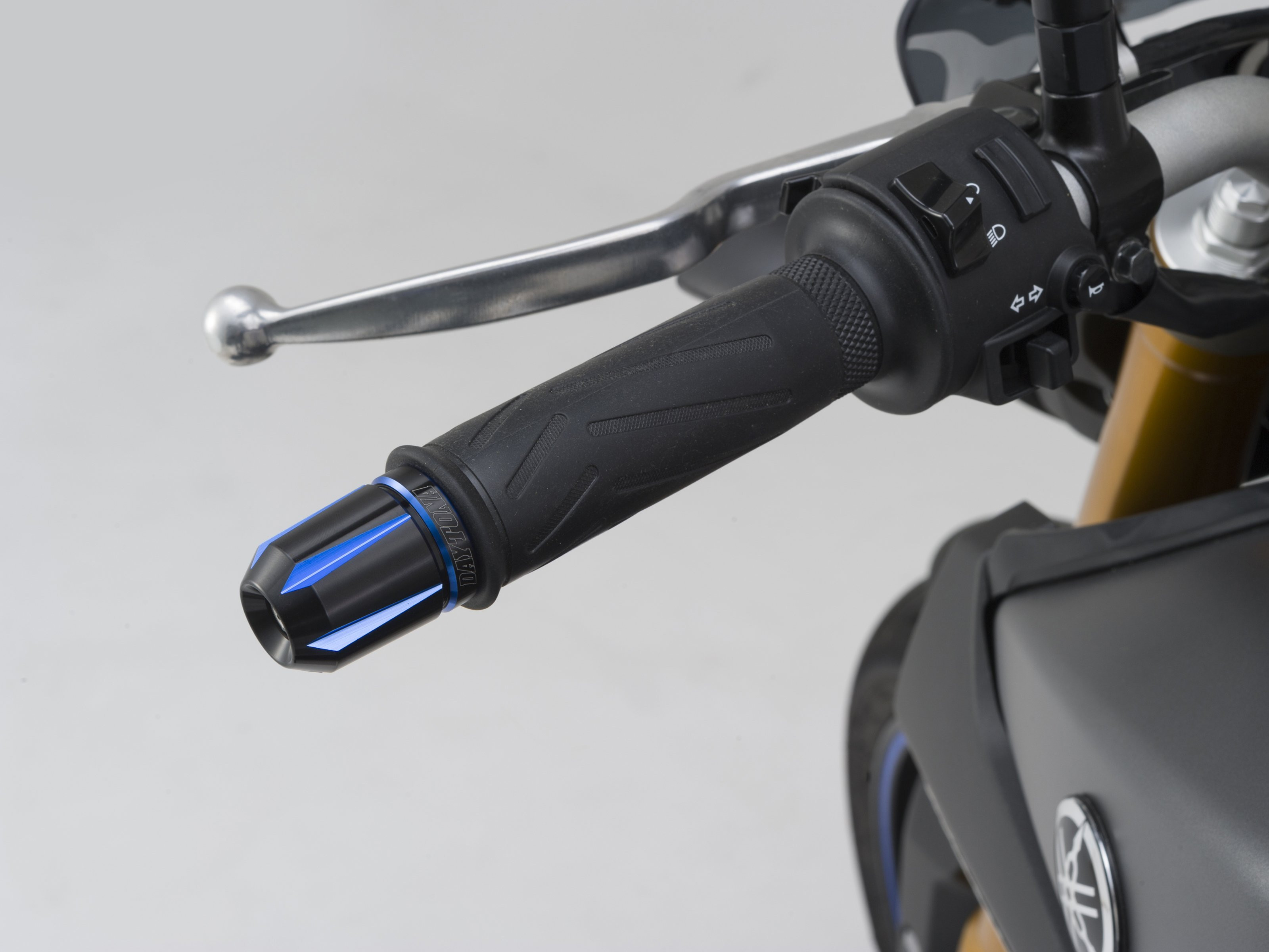 Embouts de guidon Daytona AL Daytona Noir/Bleu 14-19 mm - vue 3