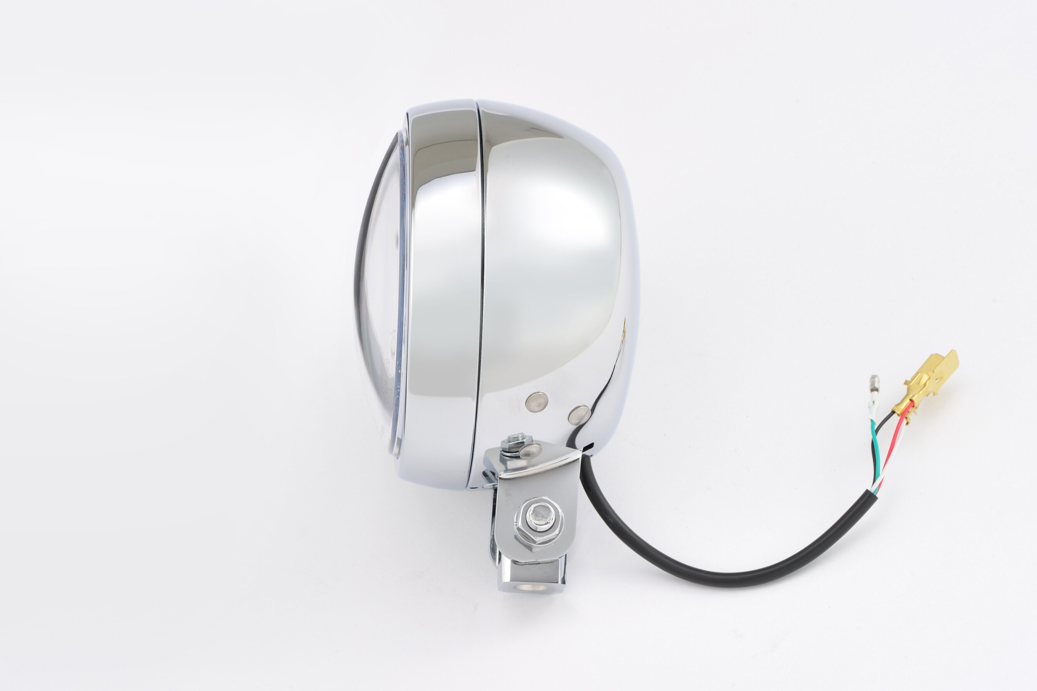 Phare LED Capsule 120 montage inférieur chrome Daytona - vue 3
