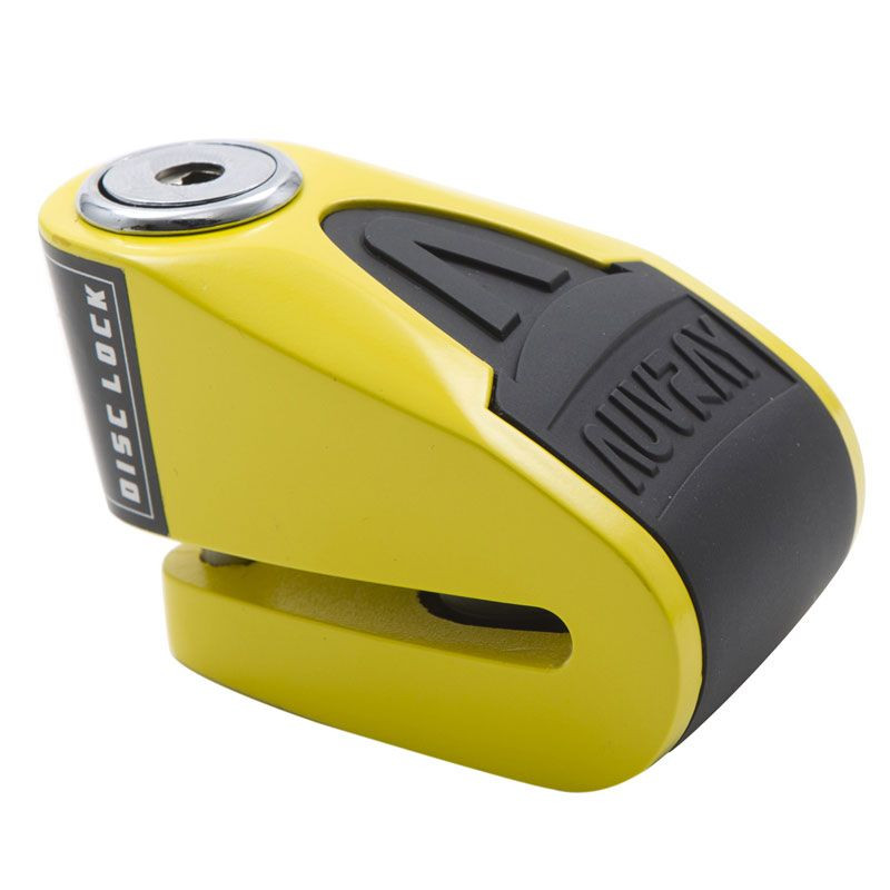 Antivol bloque-disque Auvray B-Lock avec alarme sonore diam 6 mm jaune - vue 2