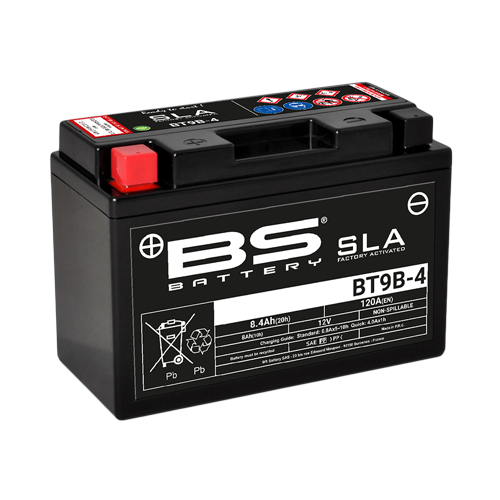 Batterie BS Battery BT9B-4 activée en usine