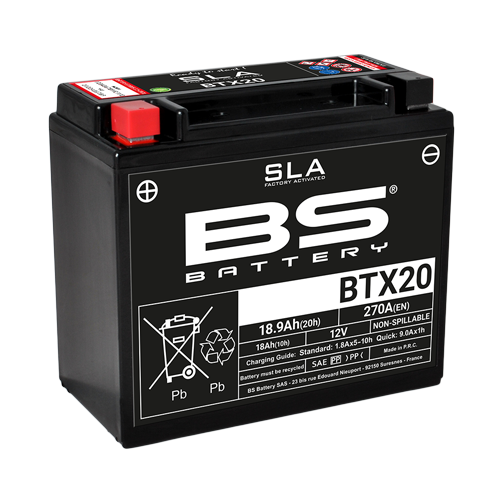 Batterie BTX20 BS BATTERY (activée en usine)