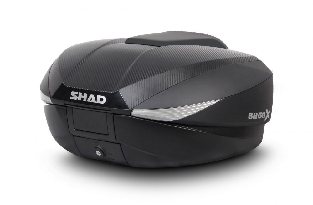 Top case Shad réglable 3 positions 58L noir/carbone sh58x - vue 4