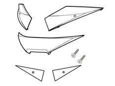 Catadioptres pour top case Shad SH39 - vue 2