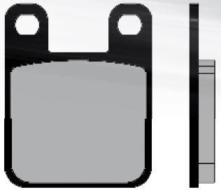 Plaquette de frein Brenta BR3015 adaptable Derbi Senda / Peugeot Speedfight Trekker Ludix / MBK X-Power X-Limit / Yamaha DTR 50 2004+ (homologuée ECE R90) - vue 2
