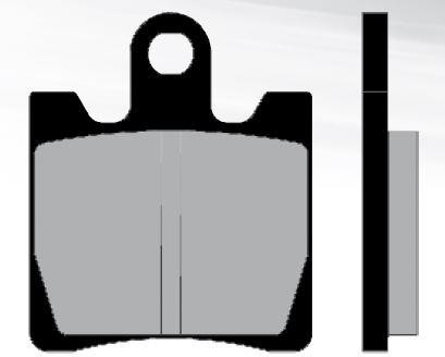 Plaquette de frein avant Brenta BR3018 adaptable Suzuki Burgman 250/400, Sym GTS 125/250/300, Yamaha FJR 1300, Kawasaki Epsilon 250 - vue 2