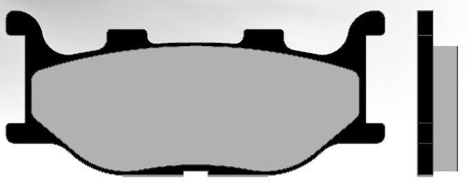 Plaquette de frein Brenta BR3019 avant Yamaha Majesty 250/400/500 T-Max MBK Skyliner - vue 2