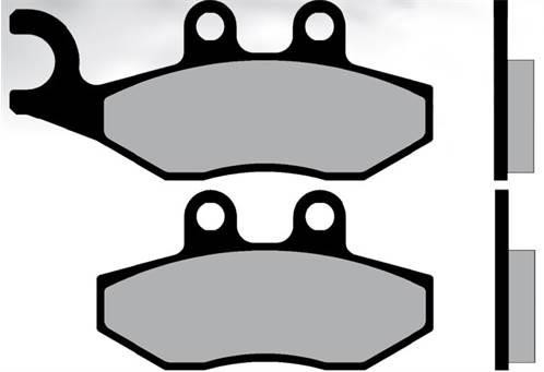 Plaquette de frein Brenta BR3041 pour maxiscooter Piaggio Fly 50, Beverly 125/250/300 cc, X7, X8, MP3, Vespa GTS 125/250/300 cc, Peugeot Citystar - vue 2