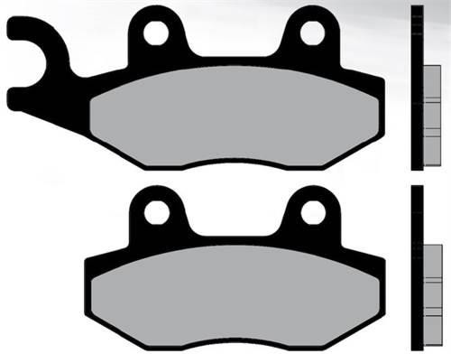 Plaquette de frein maxiscooter Brenta adaptable Peugeot 50-125-300-400-500 cc Django/Metropolis 400 2017-2020 AR/Géopolis/Vivacity/Satélis avant/arrière/Aprilia 50 SX ECE R90 BR3063 - vue 2