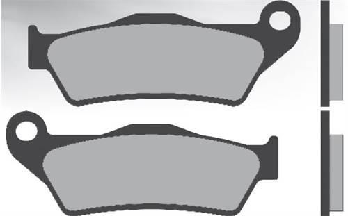 Plaquette de frein Brenta métal fritté BMW 1200 R Nine-T 2013-2018 / Ducati 1200 Multistrada ABS 2015-2017 / Yamaha 700 Ténéré 2019-2024 avant BR4027 - vue 2
