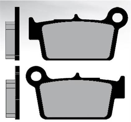 Plaquette de frein arrière BRENTA offroad BR6101 - vue 2