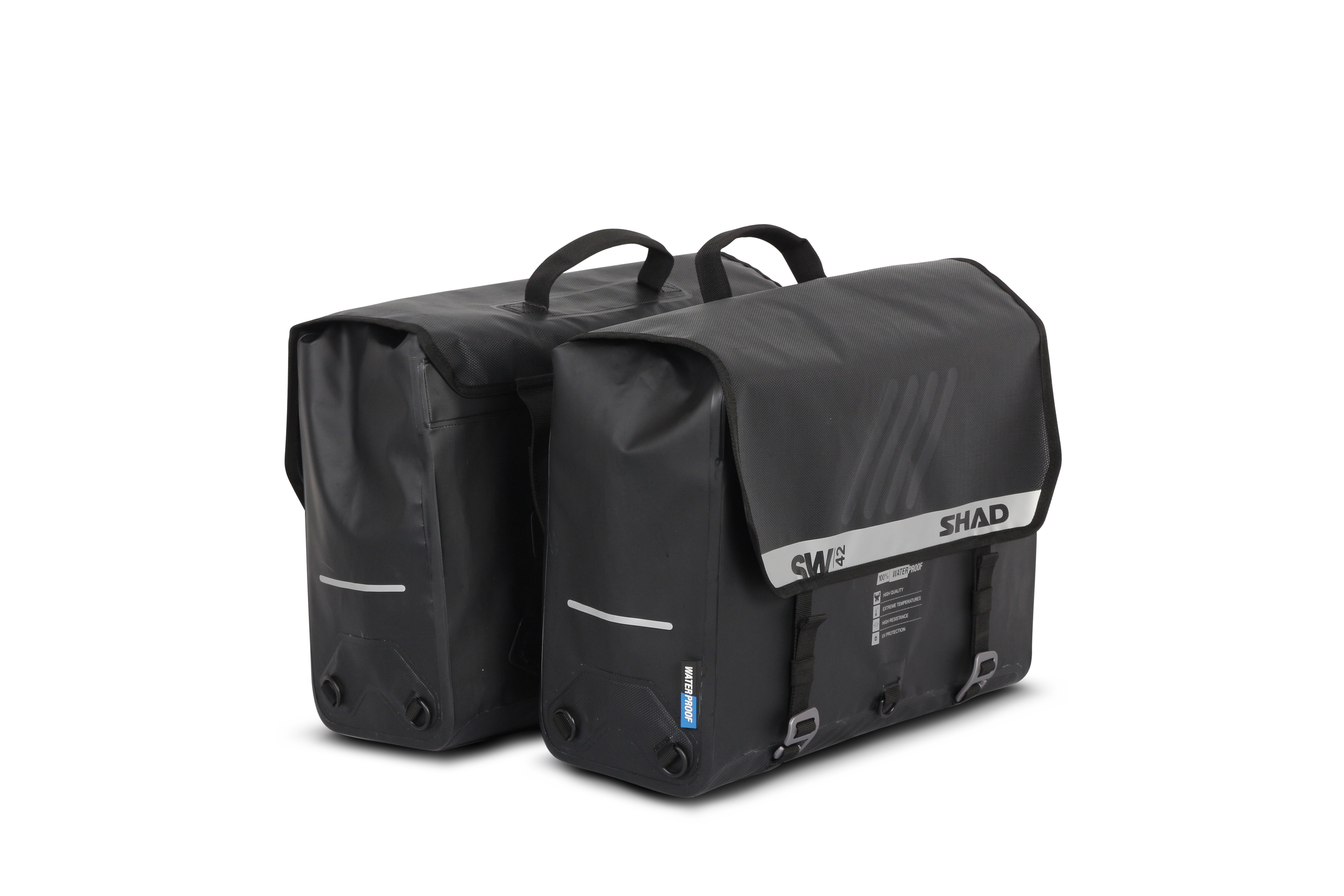 Sacoche de selle noire 2X25L Shad - vue 2