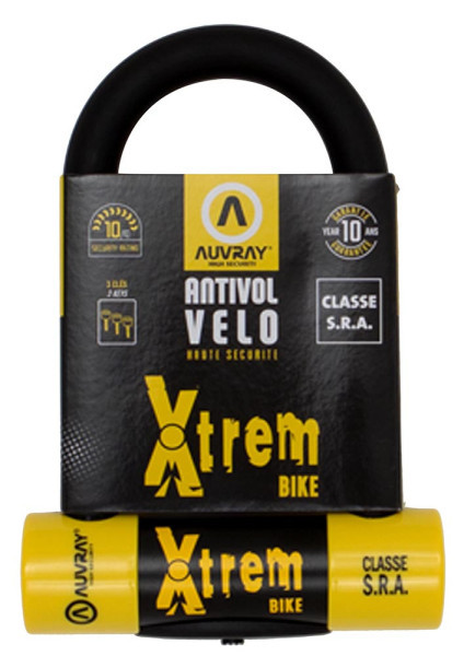 Antivol vélo U Auvray Xtrem 80 x 150 mm (diam 16 mm) sans support niveau sécurité 10-10 homologué SRA - vue 2