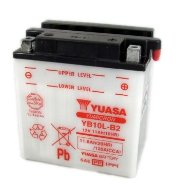 Batterie Yuasa YB10L-B2 12V 11.6Ah - vue 3