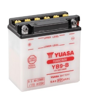 Batterie Yuasa YB9-B 12V 9.5Ah - vue 2