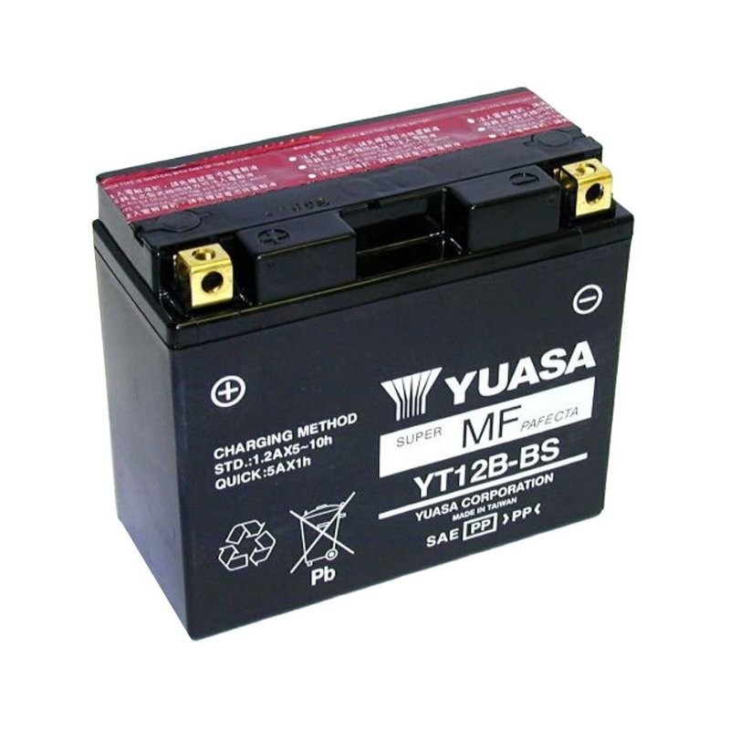 Batterie Yuasa YT12B-BS AGM sans entretien - vue 2