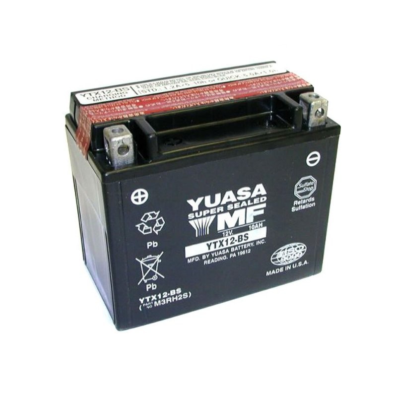 Batterie Yuasa YTX12-BS 12V 10,5Ah sans entretien - vue 2