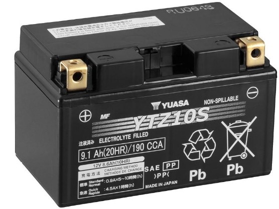 Batterie Yuasa YTZ10-S SLA-AGM sans entretien - vue 2