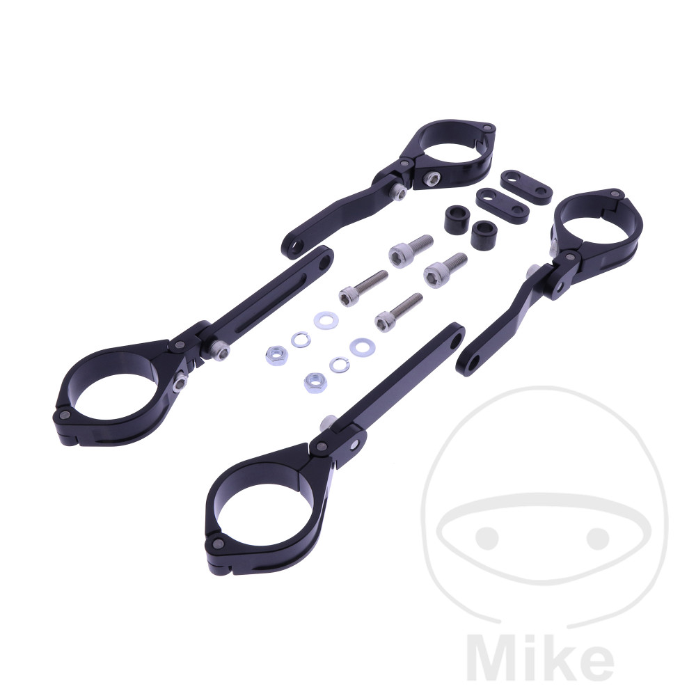 Jeu de supports de phare CNC réglable Daytona dia. 41 mm - vue 4
