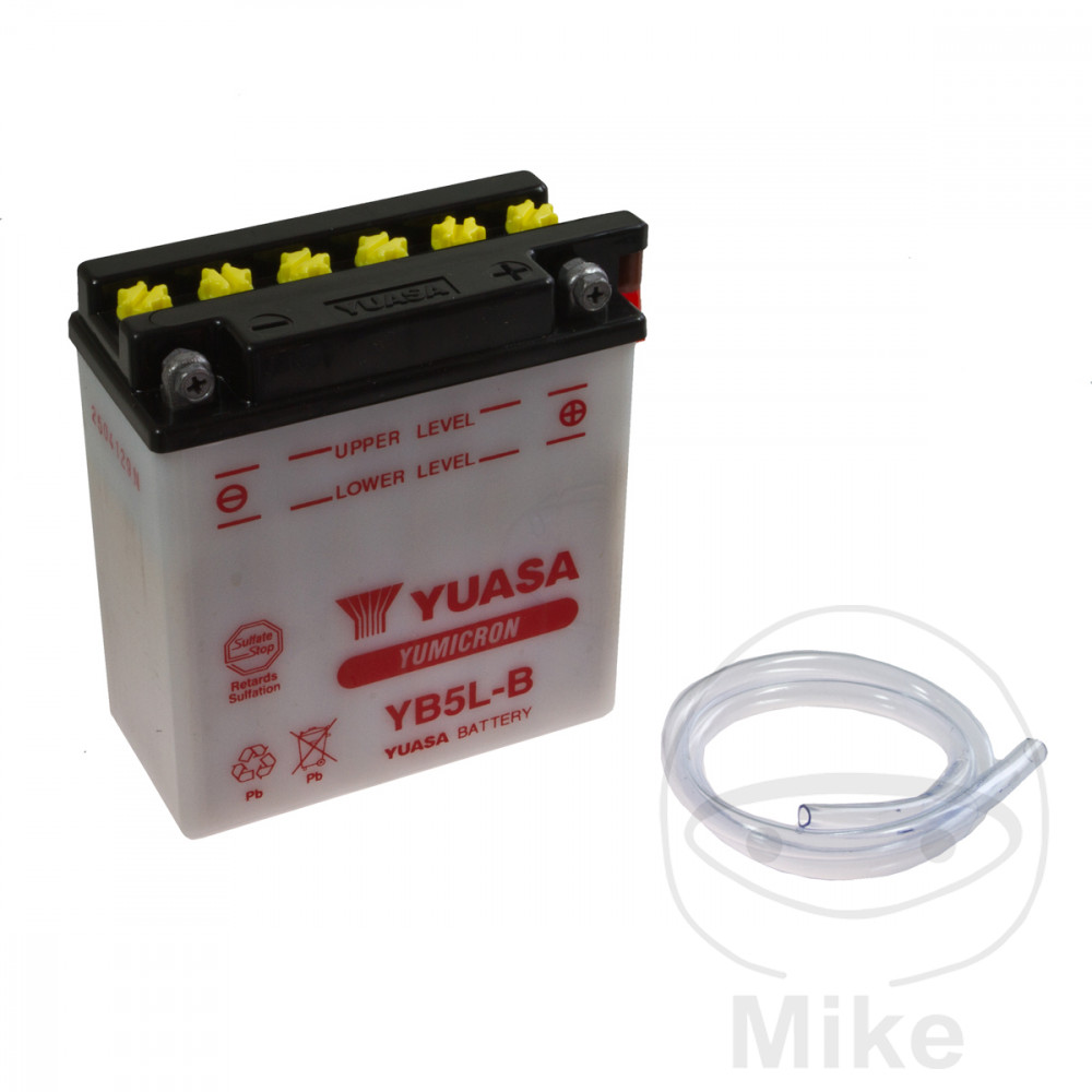 Batterie 12V 5 ah YB5L-B Yuasa yumicron conventionnelle avec entretien (lg120xl60xh130mm) - vue 3