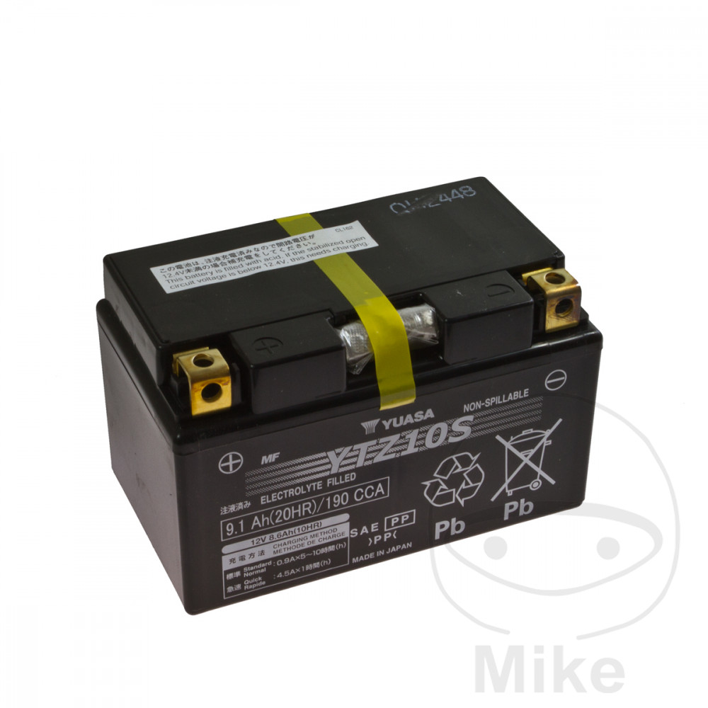 Batterie Yuasa YTZ10-S SLA-AGM sans entretien - vue 3