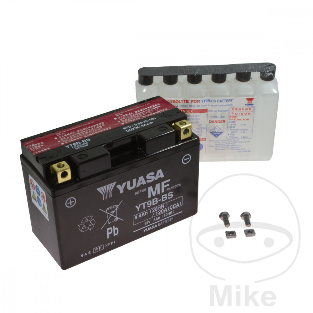 Batterie Yuasa YT9B-BS AGM sans entretien - vue 3