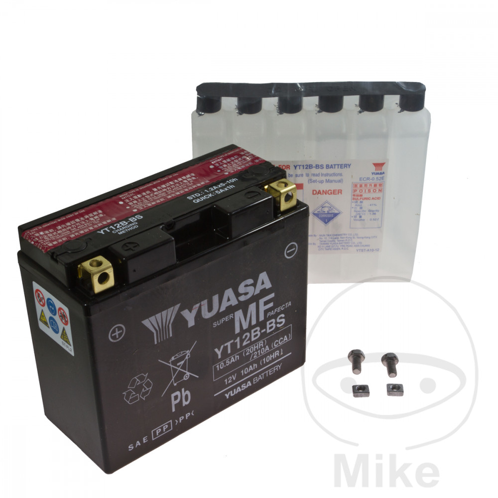 Batterie Yuasa YT12B-BS AGM sans entretien - vue 3