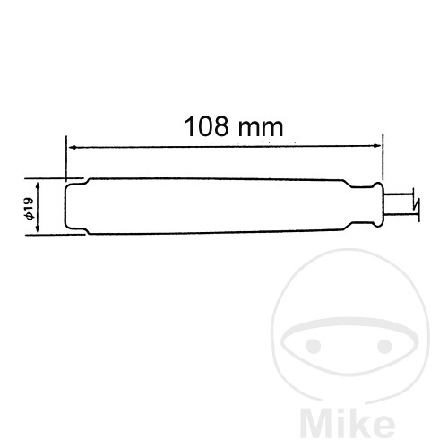 Câble d'allumage NGK CR1 Racing - vue 2