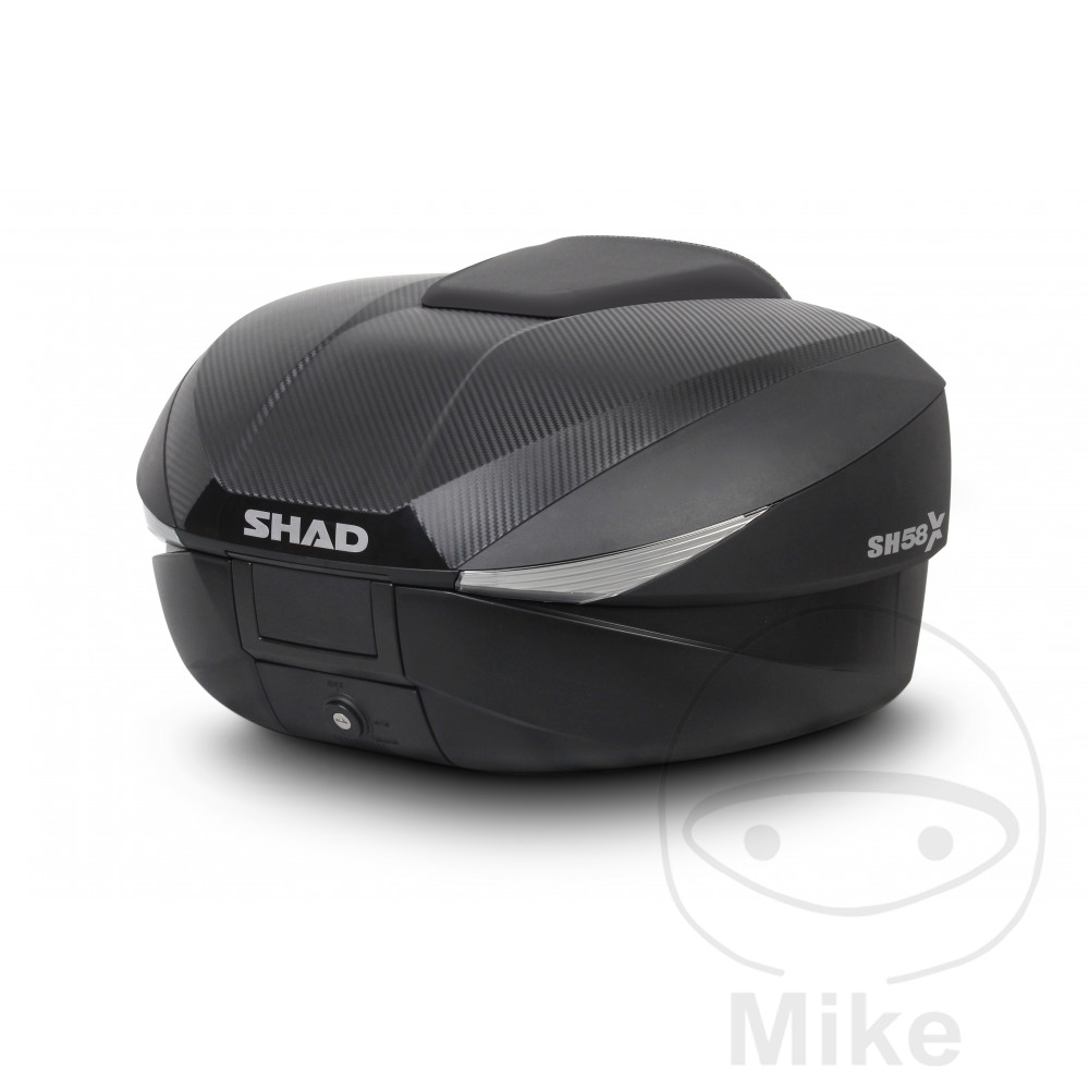 Top case Shad réglable 3 positions 58L noir/carbone sh58x - vue 7