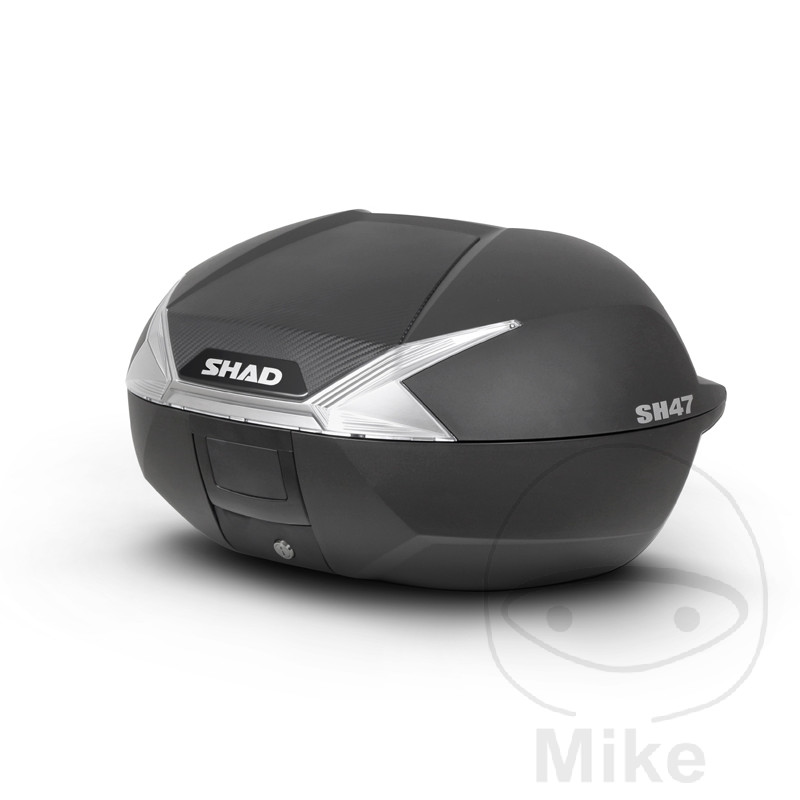Top case Shad SH47 47L noir + chariot - vue 4