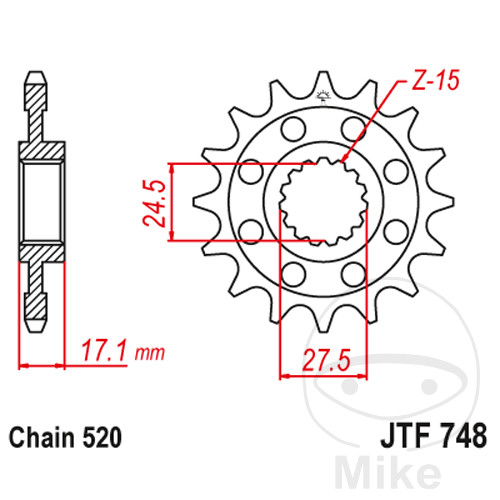 Pignon avant JT Sprockets