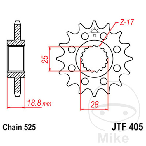 Pignon avant JT Sprockets