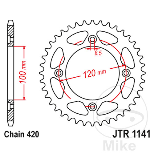 Couronne en acier JT SPROCKETS