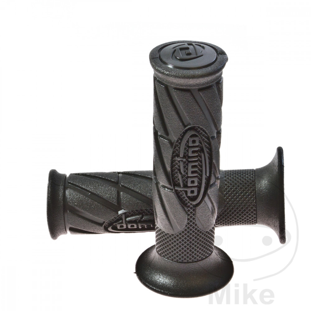 Revêtement de poignée Domino scooter 120 mm noir (la paire) - vue 2