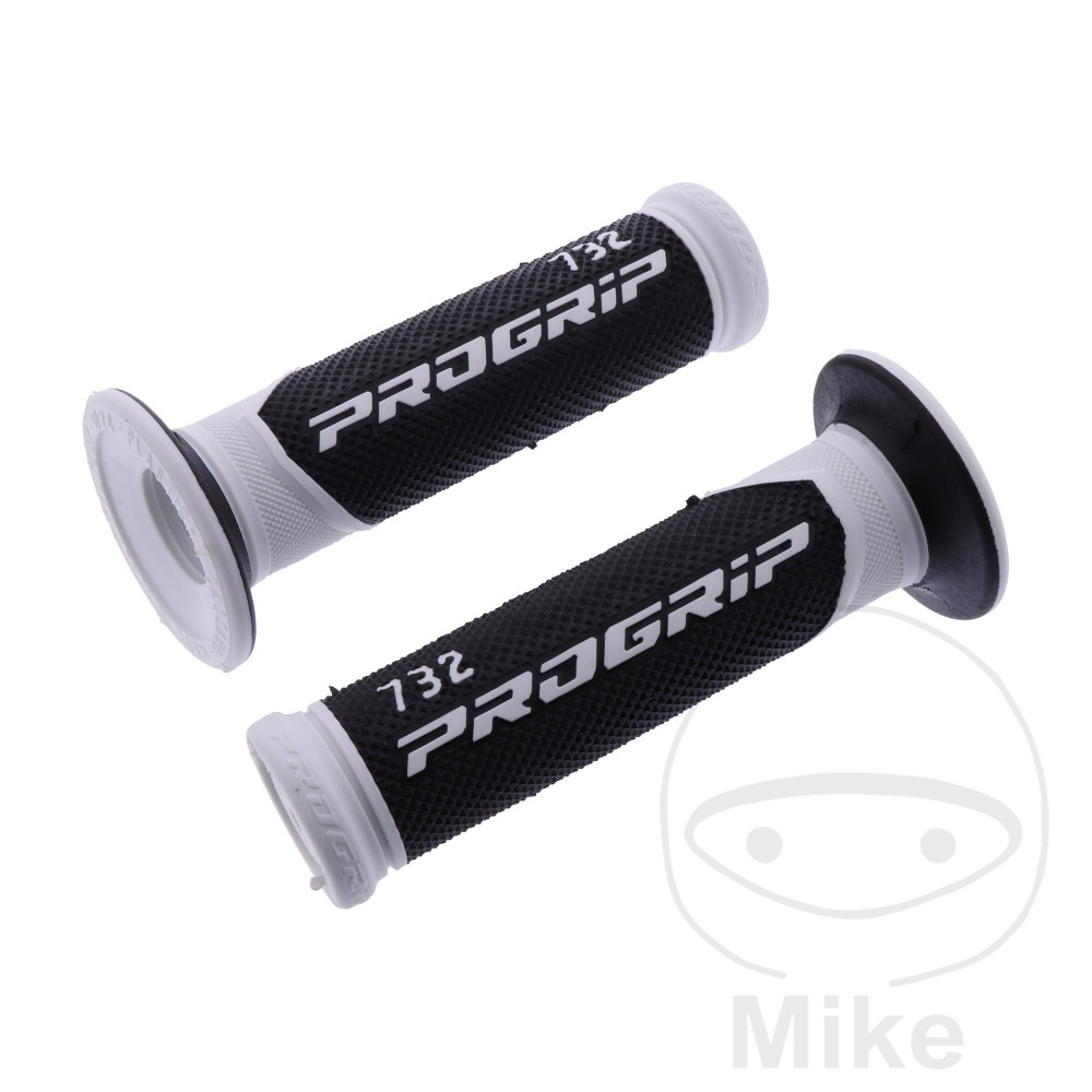 Revêtement poignée ProGrip 732 blanc/noir closed end 125 mm (la paire) - vue 3