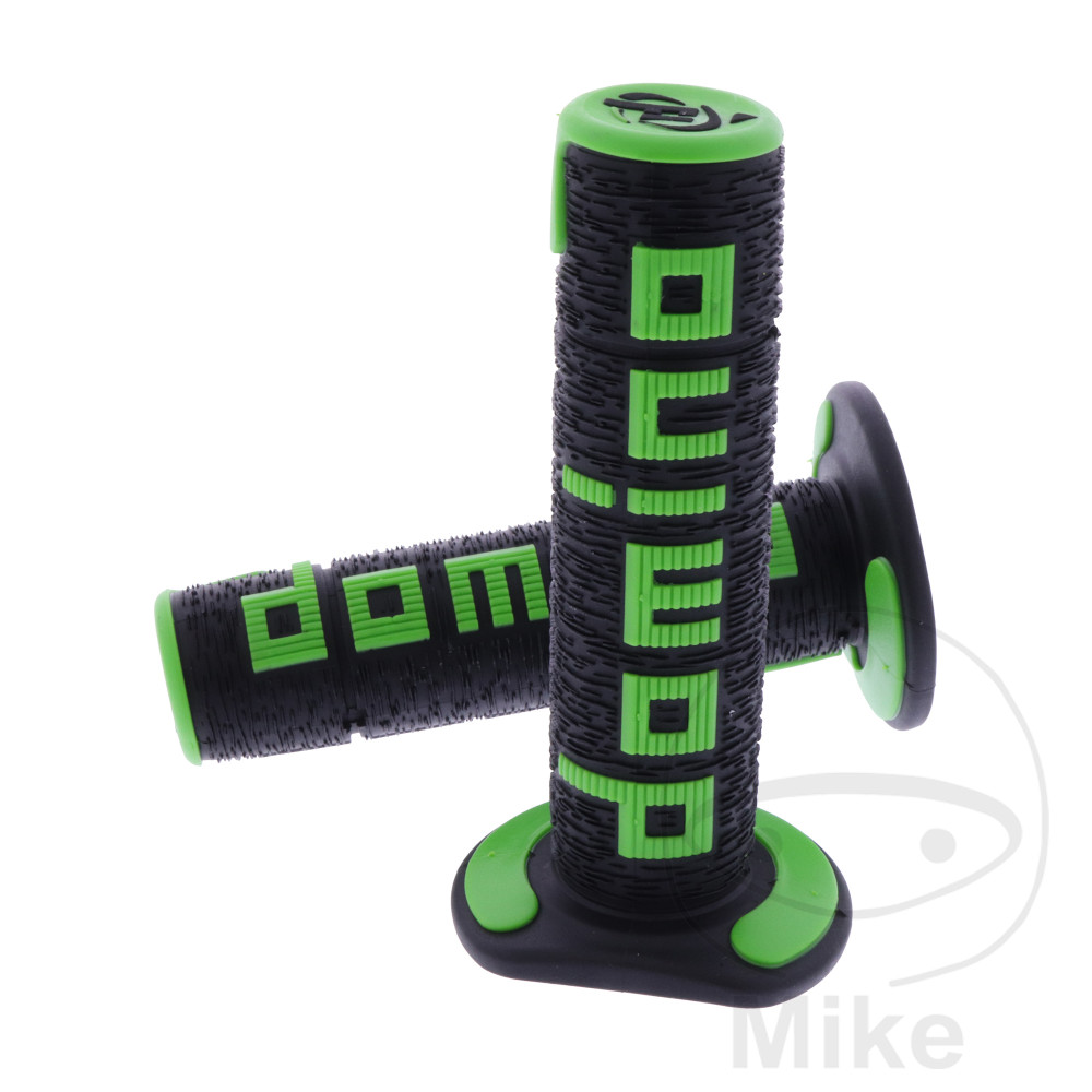 DOMINO Poignées Offroad noir/vert - vue 3