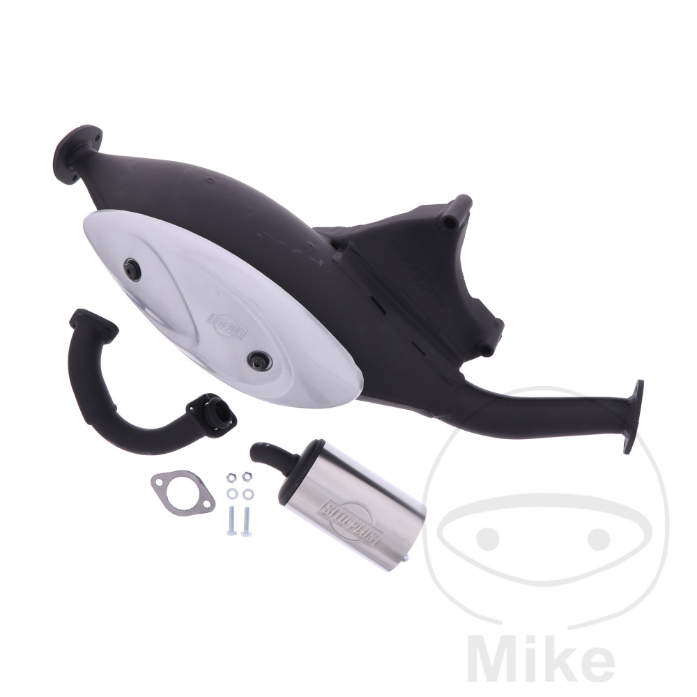 Pot d'échappement Leovince Sito Plus adapt. Gilera 50 Stalker, Runner / Piaggio 50, NRG MC2, Zip SP (ref 0572) - vue 2