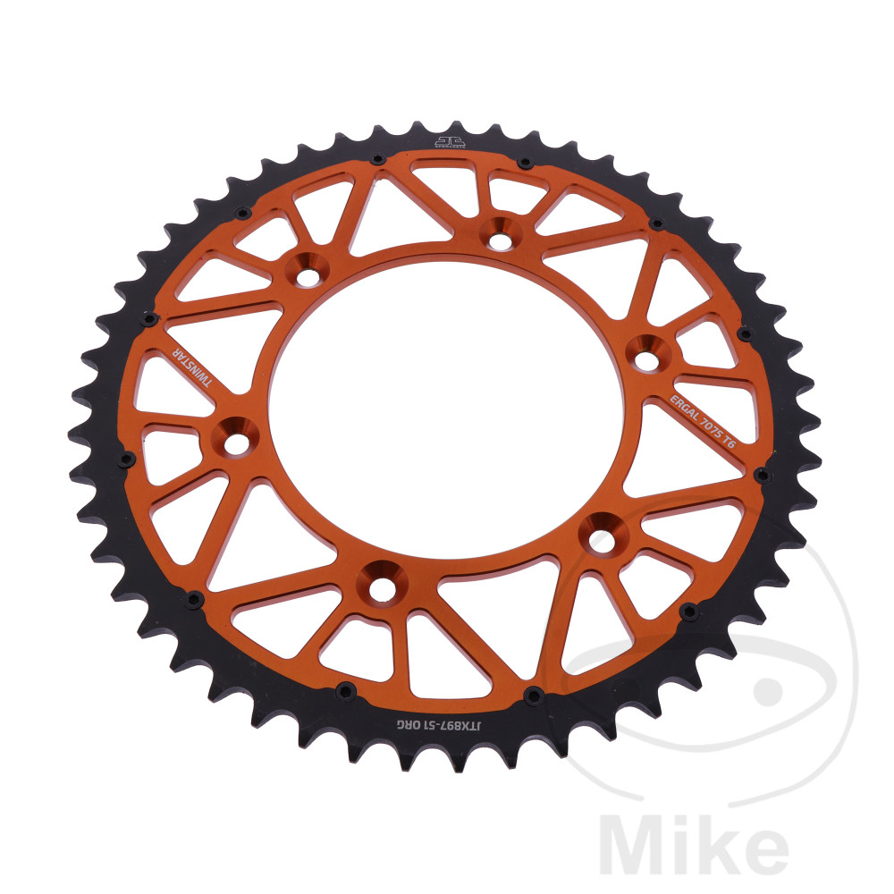 Pignon hybride acier/aluminium Twinstar JT SPROCKETS