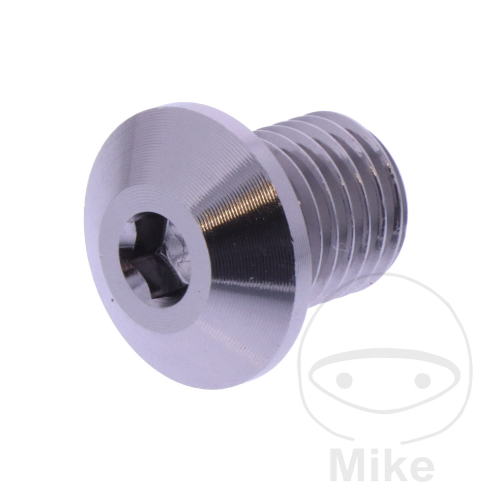 Bouchon miroir M10-P1.25 gauche titane Daytona - vue 4
