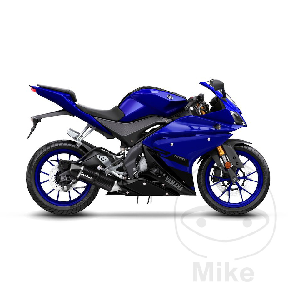 Ligne complète LV One Evo fibre de carbone MT-125 homologuée Leovince - vue 2