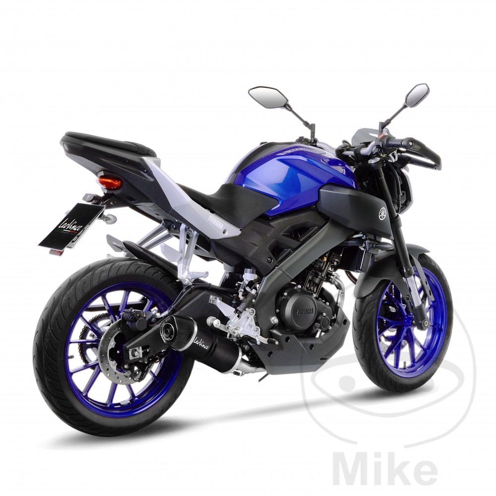 Ligne complète LV One Evo fibre de carbone MT-125 homologuée Leovince - vue 3