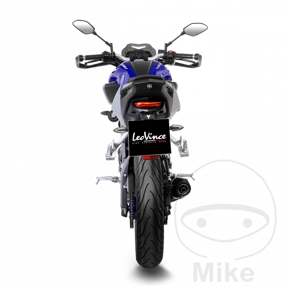 Ligne complète LV One Evo fibre de carbone MT-125 homologuée Leovince - vue 4