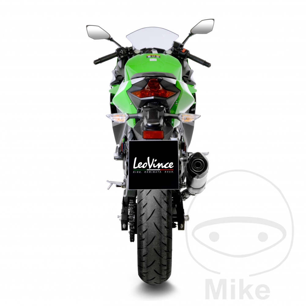 Silencieux LV One Evo Ninja 400 homologué Leovince - vue 4