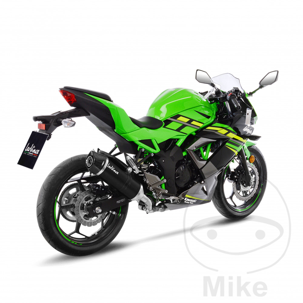 Silencieux LV ONE EVO Fibre de Carbone NINJA 125 - Homologué - vue 4