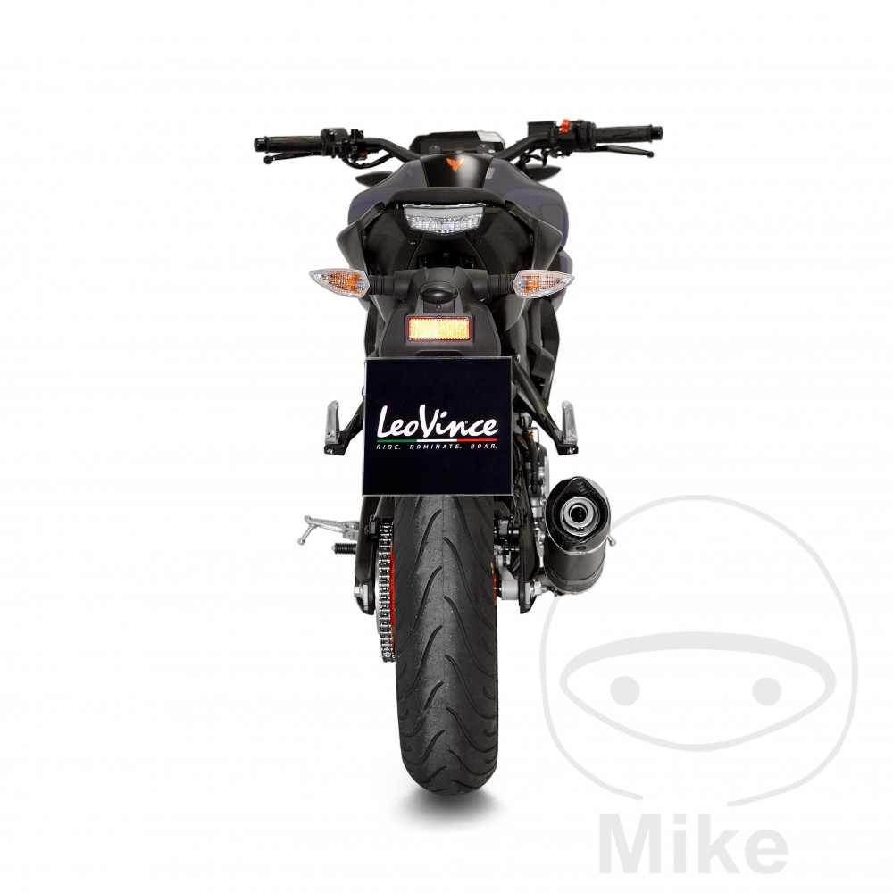 Ligne complète LV One Evo fibre de carbone MT-125 homologuée Leovince - vue 3