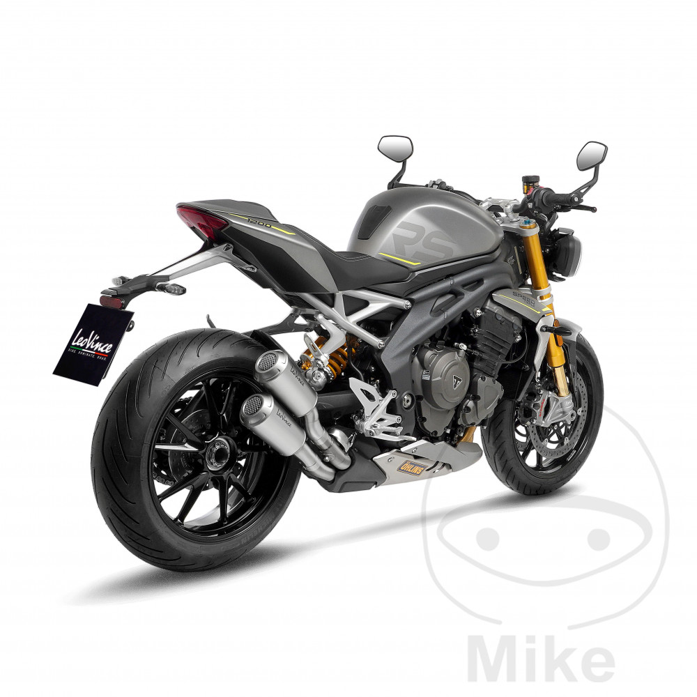 2 Silencieux LV-10 Triumph Speed Triple 1200 RR/RS homologués Leovince - vue 3