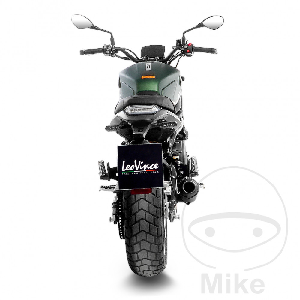 Silencieux LV-10 Full Black Leoncino 800 homologué Leovince - vue 4