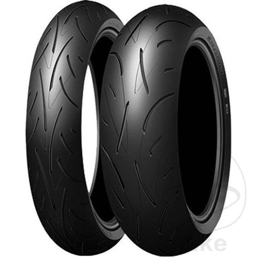 Pneu arrière route Dunlop Sportmax Roadsport 2 190/55 ZR 17 75W TL - vue 2