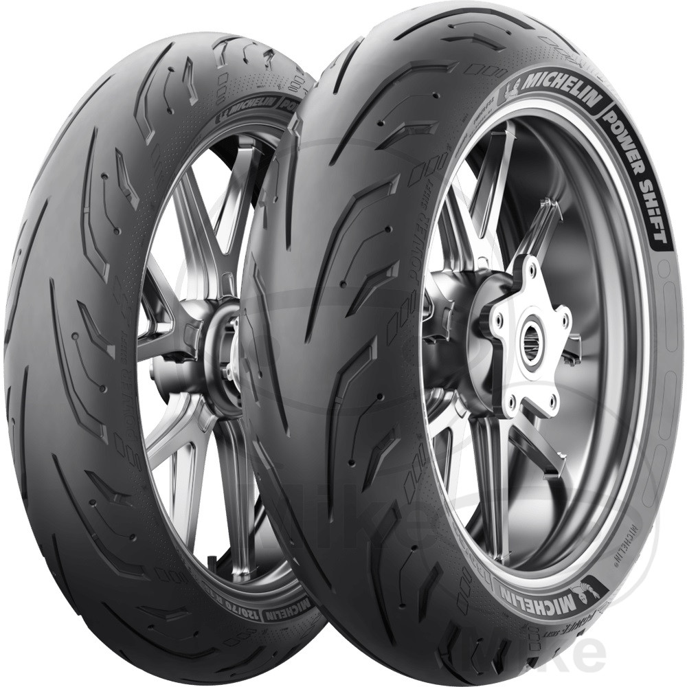 Pneu avant Michelin 120/70 R 17 M/C 58H Power Shift TL - vue 2